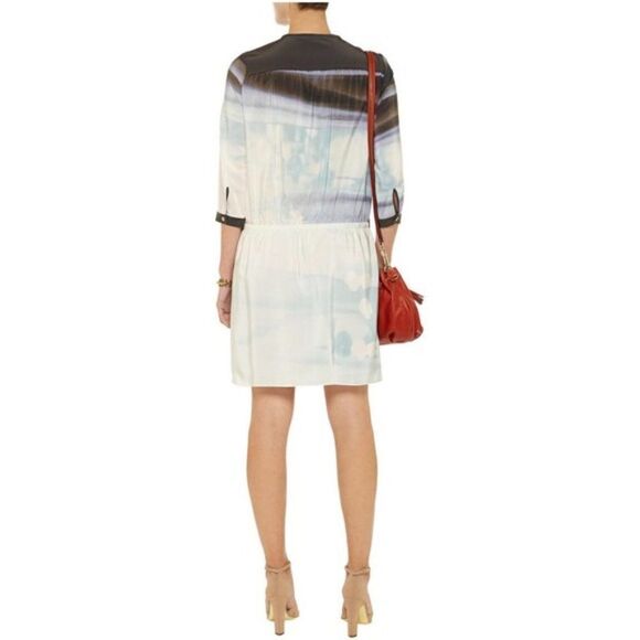 Diane Von Furstenberg Marielle Silk Watercolor Dress - Picture 2 of 10